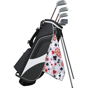Quick Dry Microfiber Waffle Golf With Custom Design