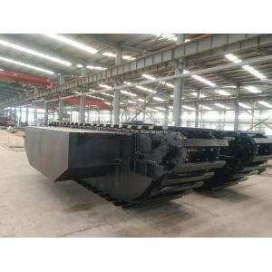 Q355B Steel Amphibious Excavator Under Carriage For Dredging River
