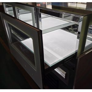 Marble Base 2-8 Degree Chocolate Display Refrigerator Two Layers Drawer Type