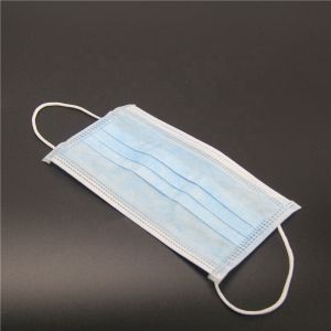 Soft Consumable Non Woven Disposable Surgical Masks 3 Ply Protective Face