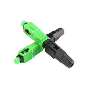 FTTH Optica Assembly Connector SC APC/UPC Quick Connector with Waterproof Fiber