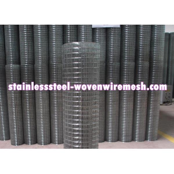 Custom 1 X 1 Welded Steel Mesh Rolls , Stainless Steel Welded Mesh Corrosion Resistant