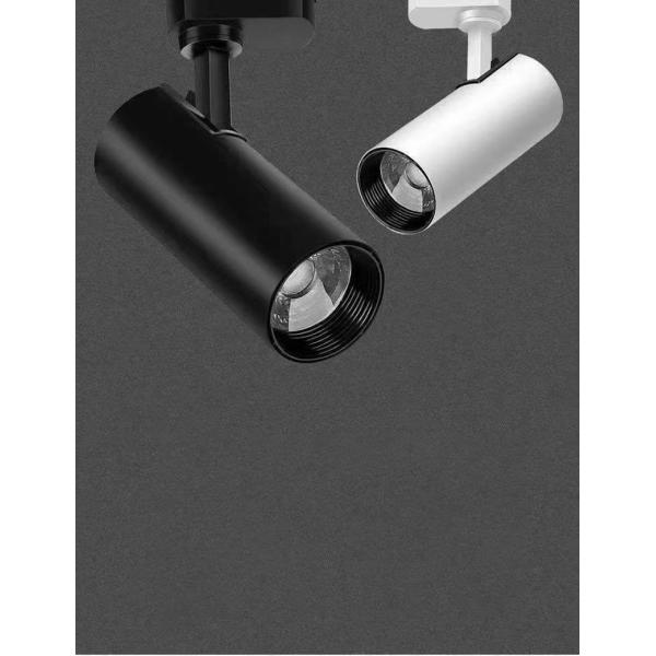 Black LED Track Spotlights , Slim LED Cob Track Light AC220-240V IP20 Waterproof