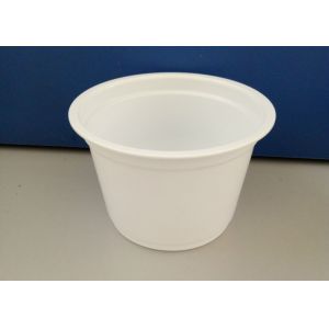 Cheap acidophilus milk plastic cup in white color for milk, drink, jelly, solid food packaging for sale