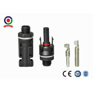 China Heat Resistant PC Insulation Solar Panel Connectors with Crimp Connection for PV Systems on sale