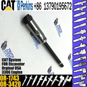 Fuel Injector 4W7016 0R-3420 0R-1743 For Caterpillar Excavator Engine 3208