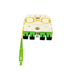 New FTTH Fiber Optic 1x4 SC APC Mini Cassette Direct Input Exclusive Design LGX