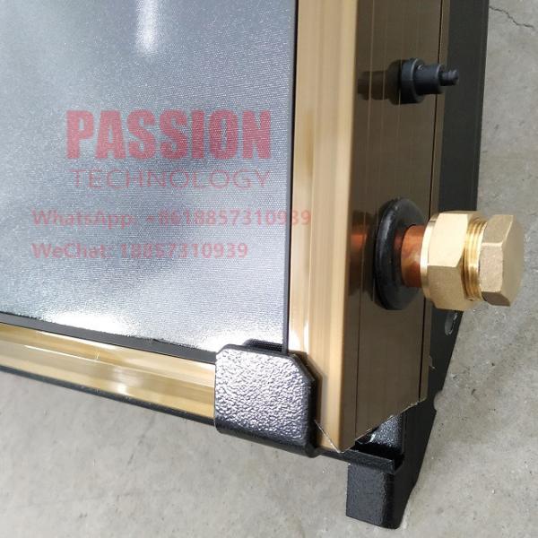 Red Copper Flat Plate Solar Collector 250L Compact Pressure Solar Water Heater