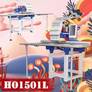 China 2020 tajima type computerized embroidery machine HO1501L single head 360*1200mm embroidery machine for hat/t shirt/flat/ on sale