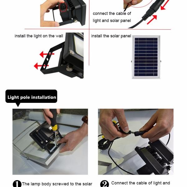 N500E F motion sensor 120 leds solar power waterproof IP 65 solar street flood light