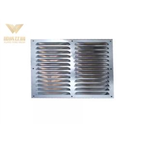 Cheap Customized Color 304 Stainless Perforated Sheet Galvanized Steel Punch Plate Louvers With Metal Net for sale