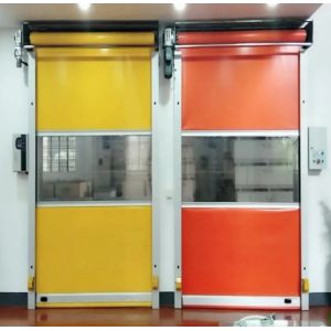 Industrial Dust Proof Warehouse Rolling PVC High Speed Doors High Speed Roller