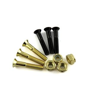 4.65mm Thread Diameter Custom Color Non Standard Flat Head Hex Socket Screw for