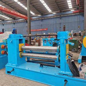 Cheap Industry Coil Cut To Length Machine / Sheet Metal Coil Slitter 50m/Min 1000mm Coil Width for sale