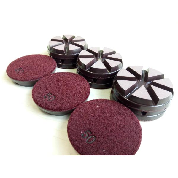 Quality Ceramic Bond Transitional Dry Concrete Polishing Pads Diameter 3 Inch wholesale