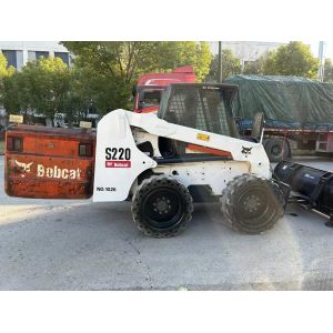 Turbocharged Diesel Engine Used Skid Loader BOBCAT S220 74HP 55kW