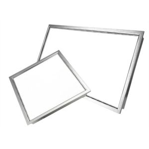 China Dimmable 600X600 Flat LED Panel Lights Silver Frame For Indoor Office on sale