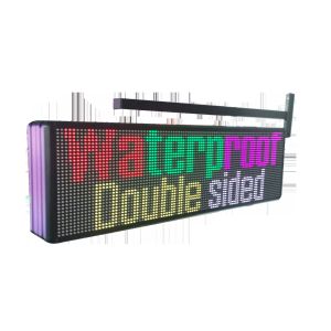 RGB full color Programmable Scrolling LED Signs For Shop Advertising