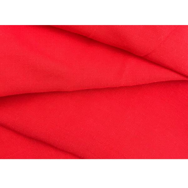 Red Dyed 40s 30% Lyocell 70% Rayon Viscose Fabric 145cm Excellent Drape
