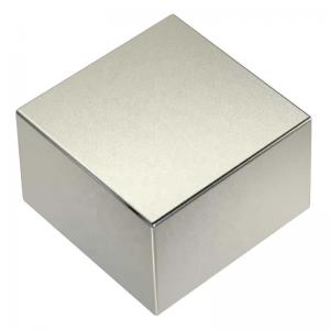 China Industrial Magnet Block Neodymium NdFeb 50x50x25mm with Strong Magnetic Properties on sale