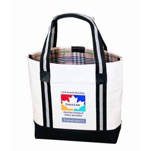 Custom Canvas Bags With Long Strap Inside Small Zipper Pockets