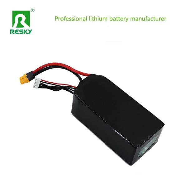 Quality 8.8*43*125mm Li Nicomn O2 Electrolyte Rechargeable Battery 14.8V 5000mAh 35C Power Storage Lithium Ion Polymer Battery wholesale