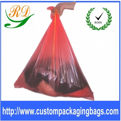 Plastic Drawstring Laundry Bags