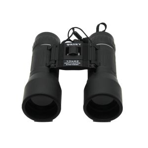Black Bird Watching Binoculars / 10x Folding Pocket Binoculars For Hunting