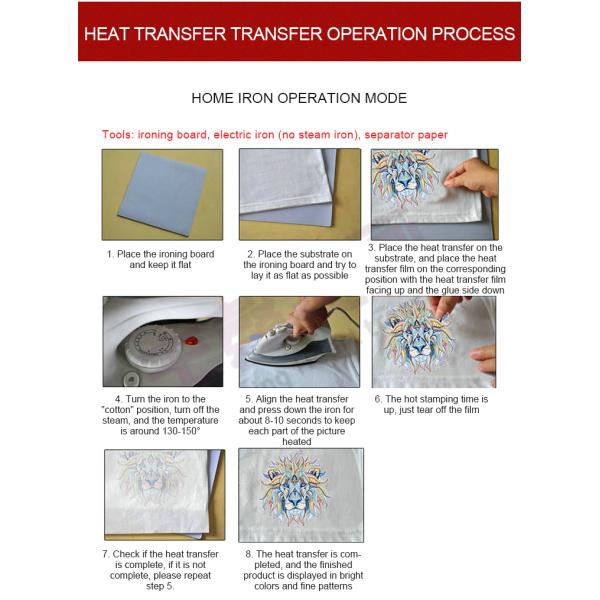 High Quality Custom New Design Embossed Printing Logo Heat Transfer Labels For T-Shirts