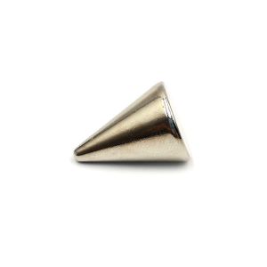 China N52 Neodymium Cone Magnet Silver  taper cone shaped Magnets With Hole on sale