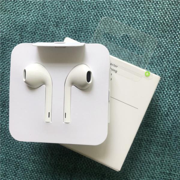 60g lightning Wired Earbuds Volume Control In Ear Stereo Earphones With Mic