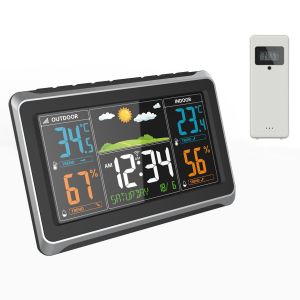 Digital Weather Monitoring System 24 Hours Electronic Rain Gauge Temperature