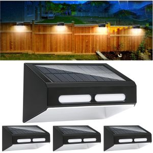 IP65 Waterproof Solar Fence Light LED Solar Powered Garden Lights