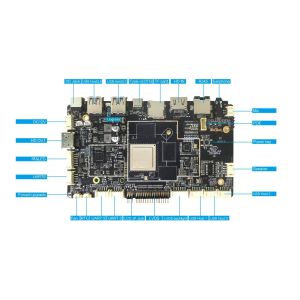 RK3588 Single Board Computer 2.4GHz Octa-Core ARM Mali-G610 MC4 I2C Interface