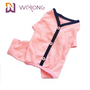 Spring / Summer Customization Pattern Cardigan Pet Pajama Cotton Jersey Lining