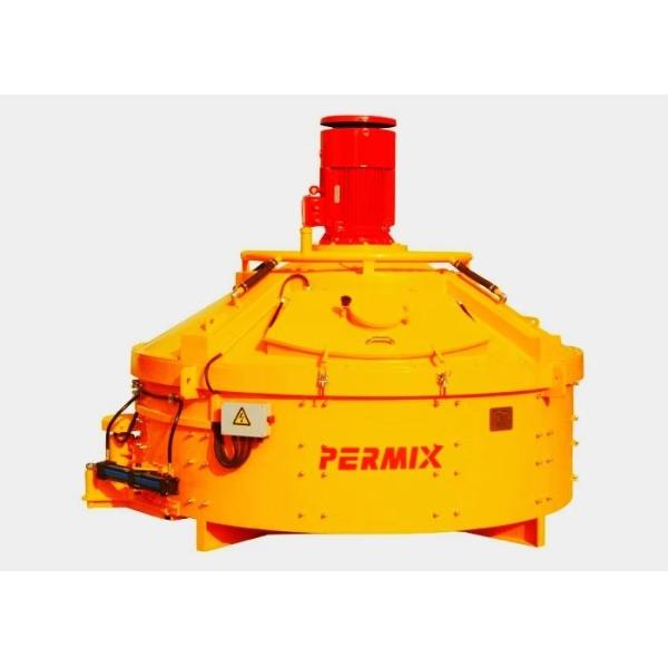High Efficiency Industrial Cement Mixer 3750L Input Capacity With 2 Discharge