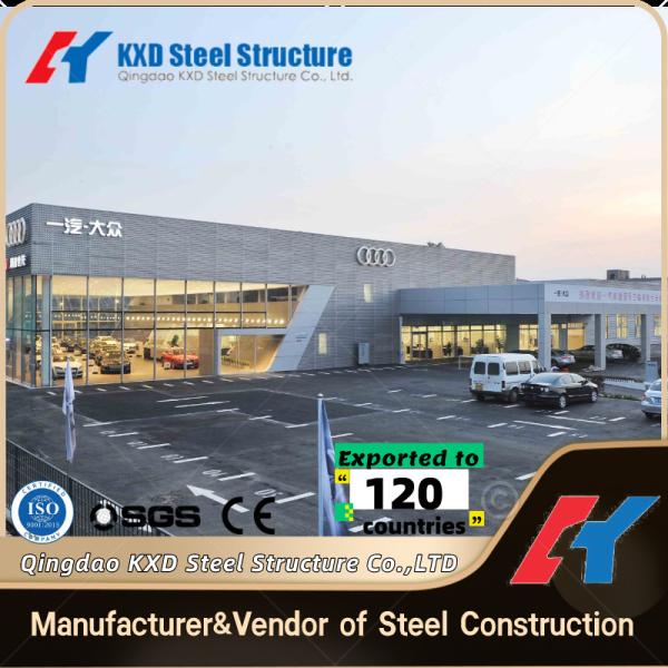 Q345 Q235 Light Steel Frame Workshop Steel Structure Garage For Auto Service