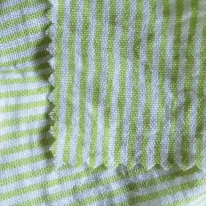 100% Polyester Plain Weaving - Stripe Pattern - Imitate Linen Hand Feel