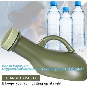 Urinals For Men With Glow In The Dark,1000ml Thick Pee Bottles With Lid,Spill