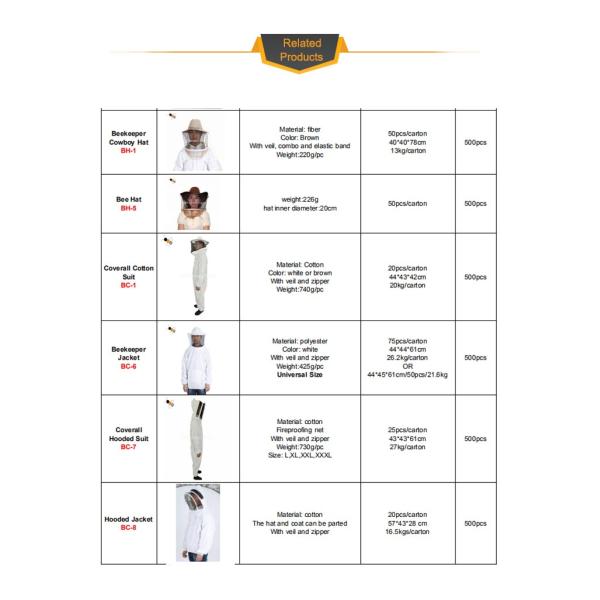 100% Cotton Ventilated Bee Jacket