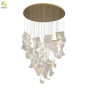 China Intrgrated Led 800mm Crystal Pendant Light / Crystal Hanging Chandelier on sale