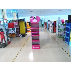Cheap POS Custom display stand with gloss lamination supplier for sale