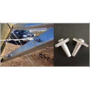 Popular Galvanized Metal Open Gable Trellis System 1460mm 1120mm Length