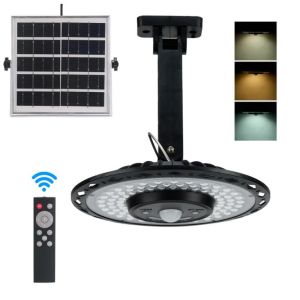 3 Color Temperature 3000LM Ceiling Lighting Motion Sensor Solar Shed Light