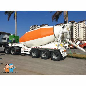 CCC Dry Bulk 3 Axles Mixer 68m3 Bulk Cement Semi Trailer Genron brand