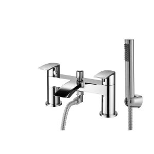 Chrome Finish Bath Shower Mixer Faucet with Modern and Elegant Ceramic Valve T8881A