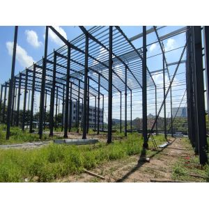 Q235 Prefab Steel Building With EPS Sandwich Panel