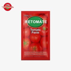 40g Flat Tomato Paste In Sachet - OEM Double Concentrated Tomato Paste Chinese