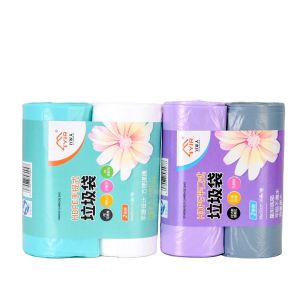 Cheap HDPE/LDPE Material Structure Star Seal Plastic Garbage Bag Eco-friendly and Certified for sale