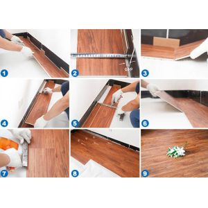 Marble Design SPC Flooring With Ixpe Rigid Core Luxury Vinyl Tile 4.5mm